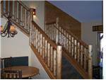 Log railings
