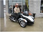 Cal Storey, with his new 2008 Spyder
