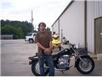Christopher Edwards and his new GZ250