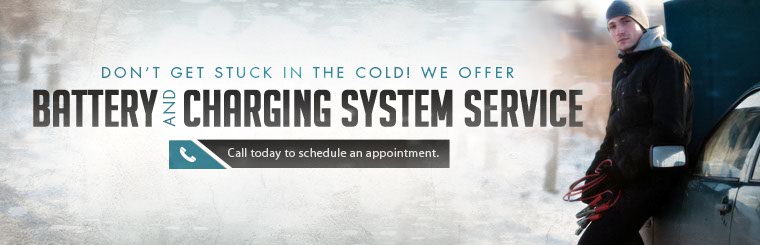 We offer battery and charging system service! Call today to schedule an appointment.